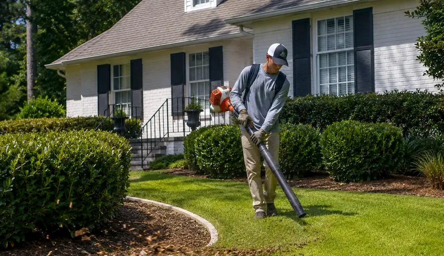 Yard Cleanup Result by West Mobile Lawn Care