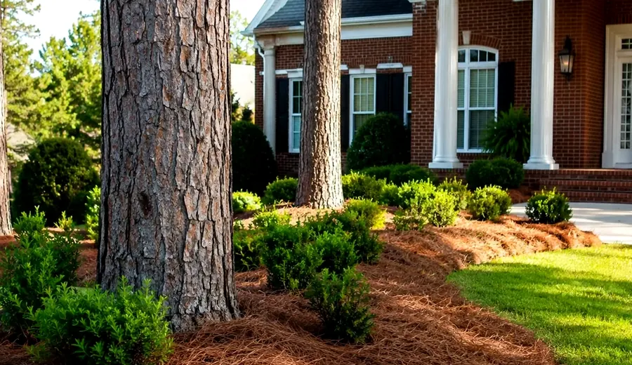 Pine Straw & Tree Ring Refresh by West Mobile Lawn Care